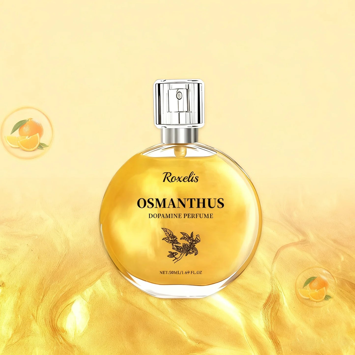 50ml Osmanthus Dopamine Perfume Unique Long-Lasting Fresh Aroma, Mild Non Irritating, Emitting a Refreshing Osmanthus Fragrance
