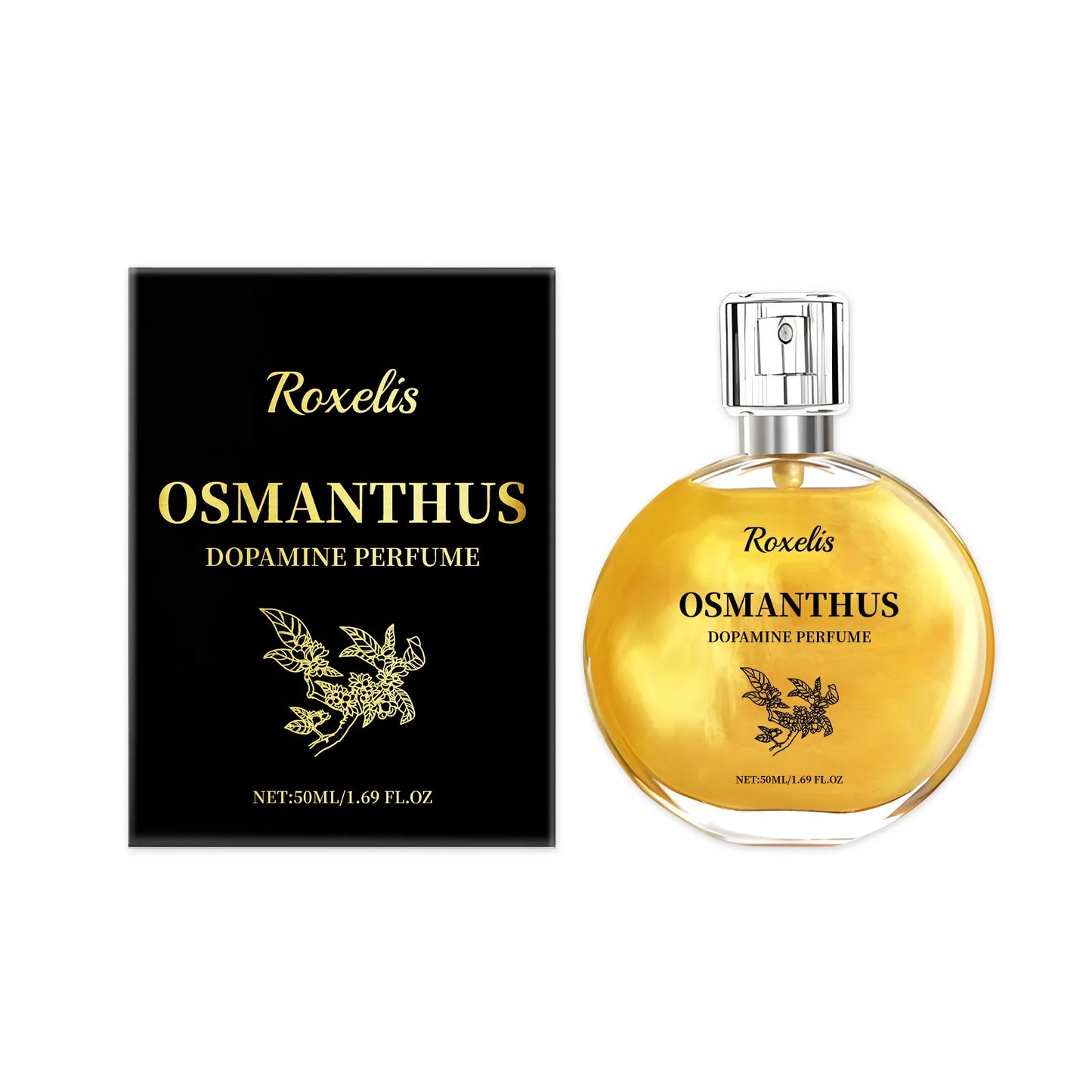 50ml Osmanthus Dopamine Perfume Unique Long-Lasting Fresh Aroma, Mild Non Irritating, Emitting a Refreshing Osmanthus Fragrance