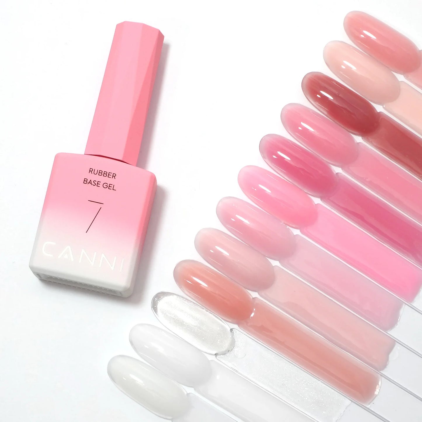 CANNI Nail Gel Polish HEMA/TPO FREE Extension UV Gel Builder Nail Gel In Bottle Semi Permanent Rubber Base Self-leveling Gel