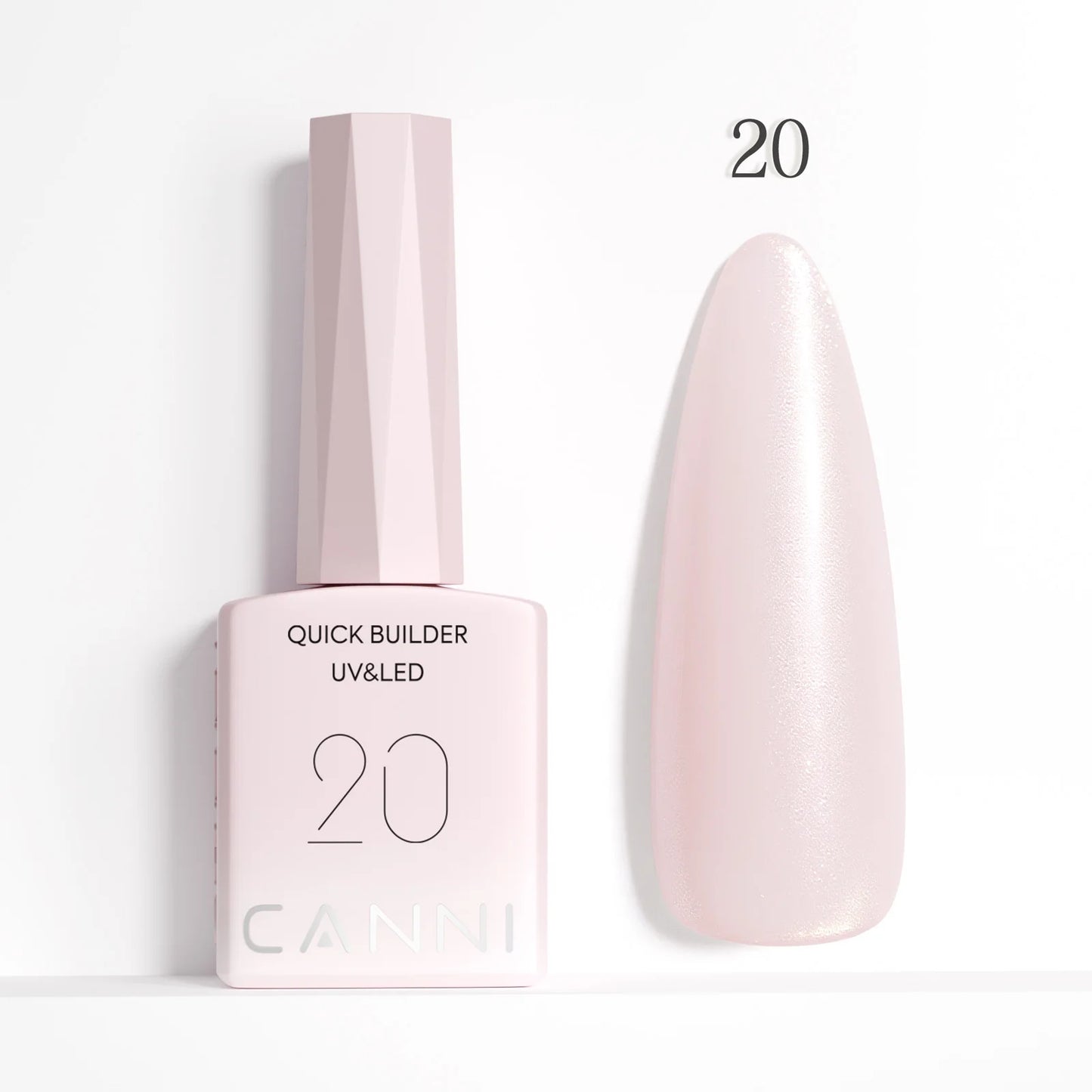 CANNI Nail Gel Polish HEMA/TPO FREE Extension UV Gel Builder Nail Gel In Bottle Semi Permanent Rubber Base Self-leveling Gel