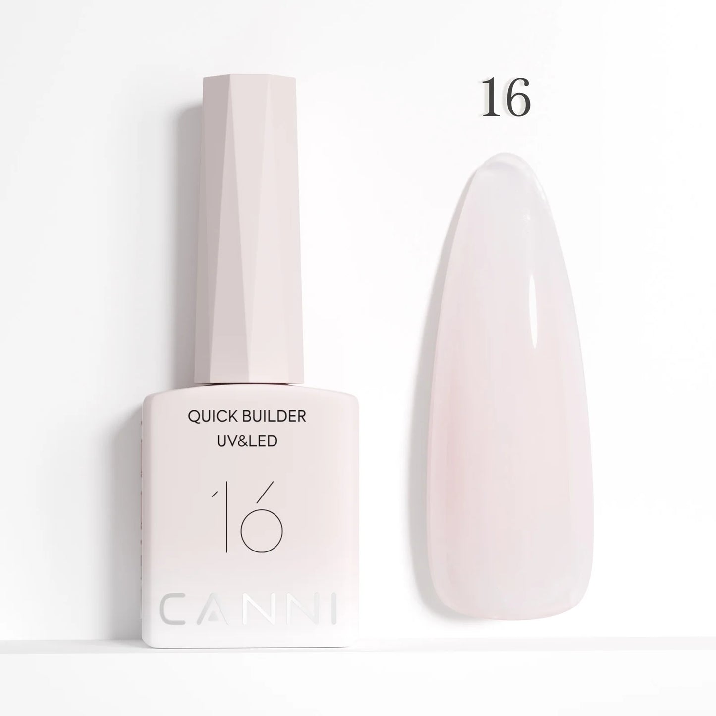 CANNI Nail Gel Polish HEMA/TPO FREE Extension UV Gel Builder Nail Gel In Bottle Semi Permanent Rubber Base Self-leveling Gel
