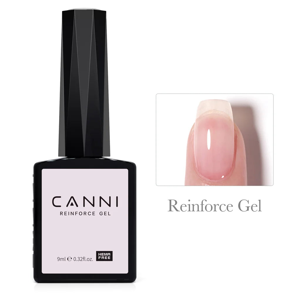 CANNI Nail Gel Polish HEMA/TPO FREE Extension UV Gel Builder Nail Gel In Bottle Semi Permanent Rubber Base Self-leveling Gel