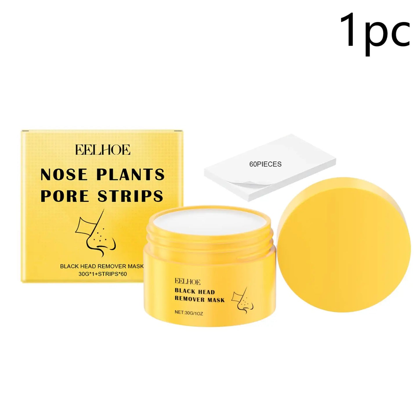 Blackhead Removal Nose Strips, Gentle T-Zone Pore Cleansing, Moisturizing Peel-Off Mask for Smooth Skin