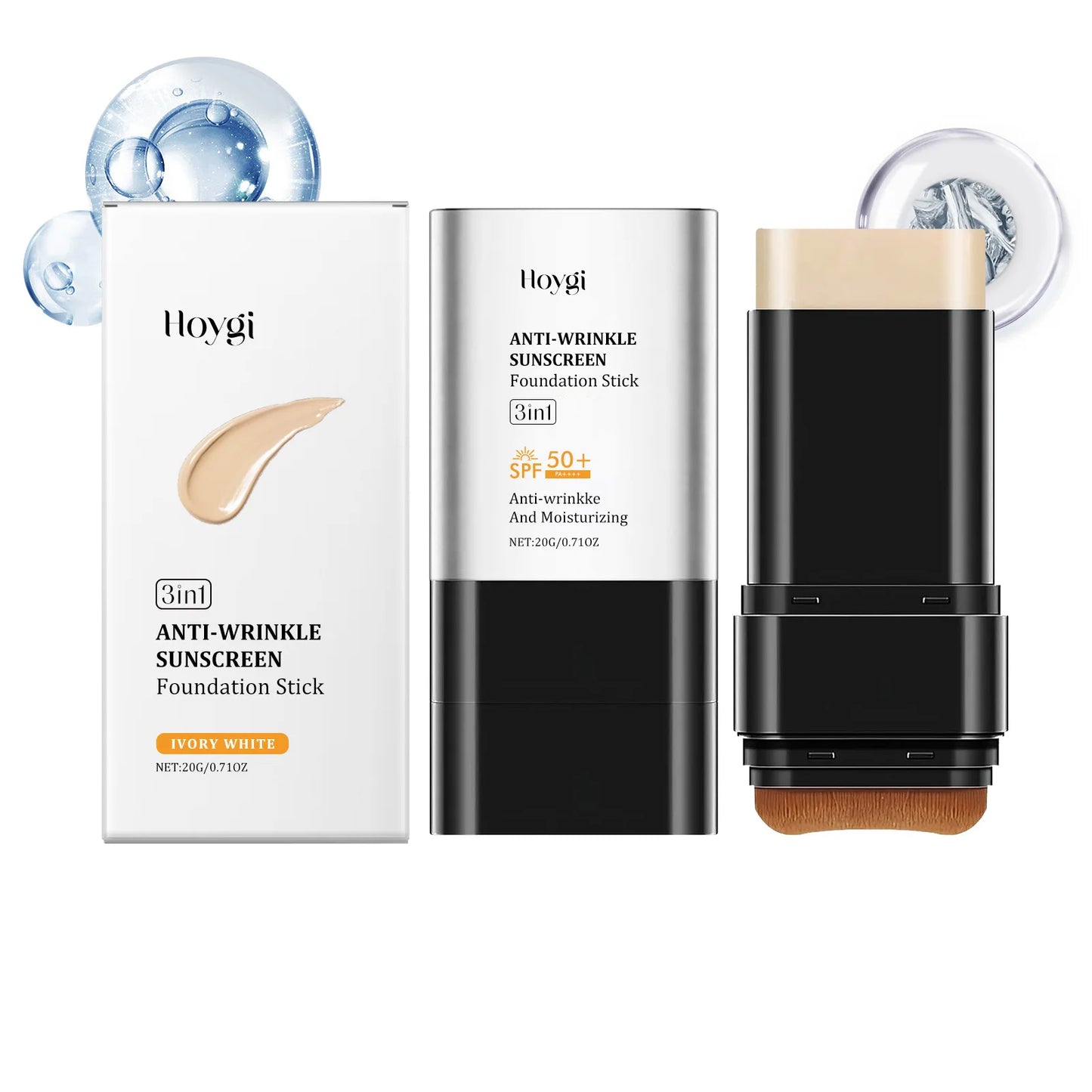 Lazy Person's Moisturizing Foundation Stick, Lightweight and Hydrating Portable Matte and Clear, Suitable for Both Oily Dry Skin