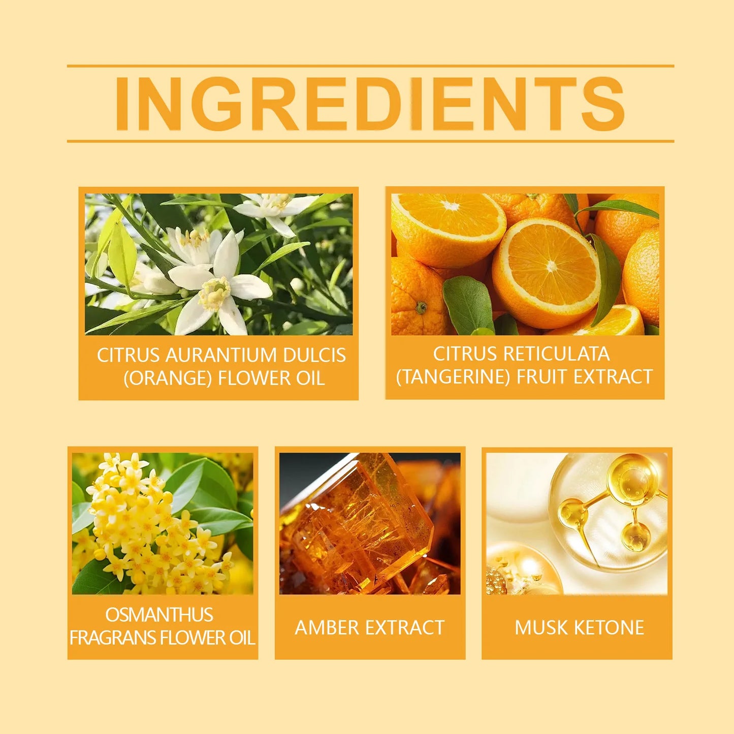 50ml Osmanthus Dopamine Perfume Unique Long-Lasting Fresh Aroma, Mild Non Irritating, Emitting a Refreshing Osmanthus Fragrance