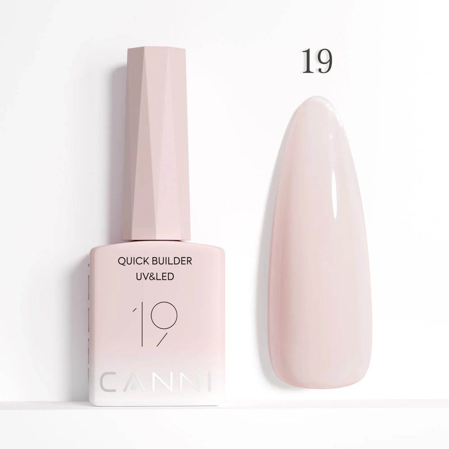 CANNI Nail Gel Polish HEMA/TPO FREE Extension UV Gel Builder Nail Gel In Bottle Semi Permanent Rubber Base Self-leveling Gel