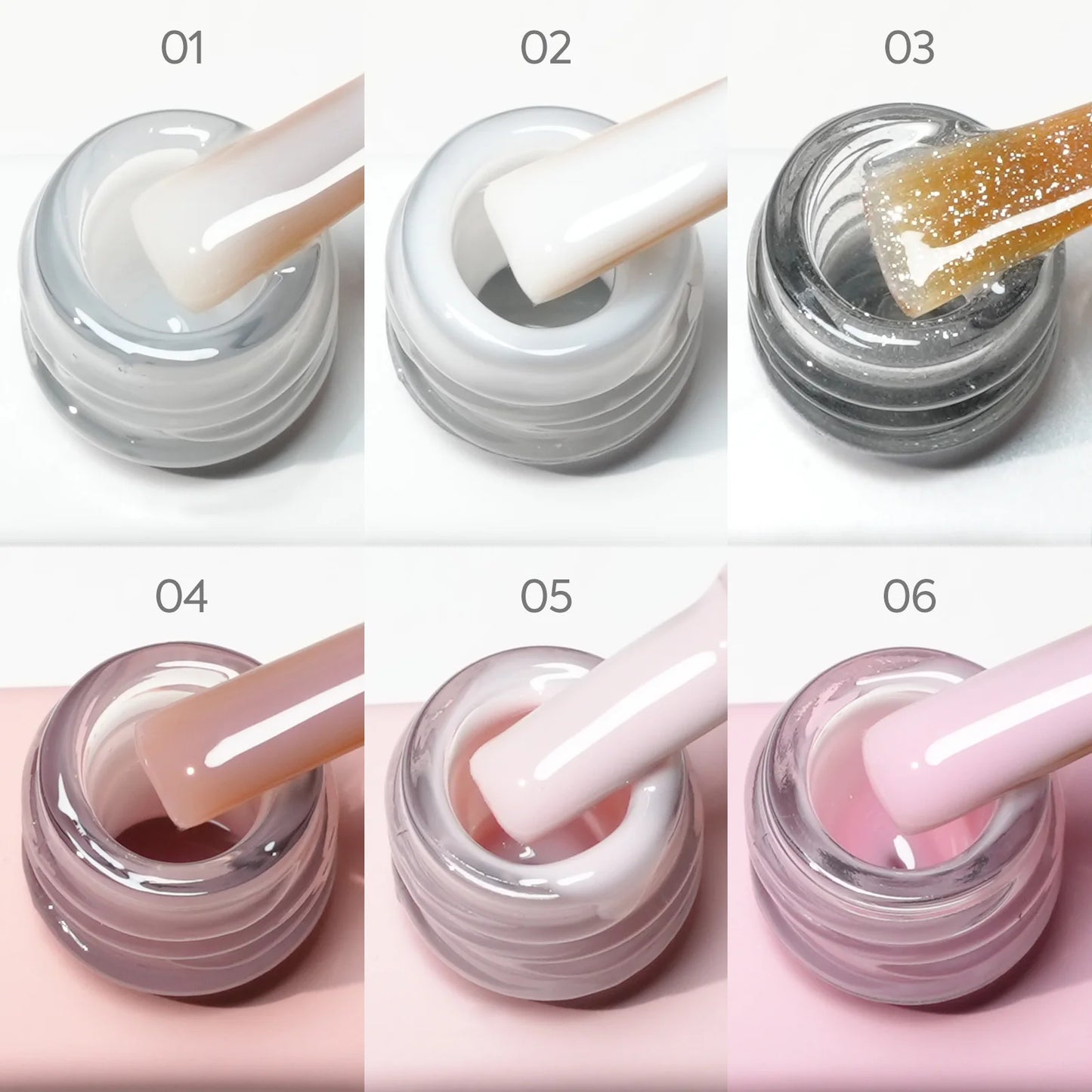 CANNI Nail Gel Polish HEMA/TPO FREE Extension UV Gel Builder Nail Gel In Bottle Semi Permanent Rubber Base Self-leveling Gel